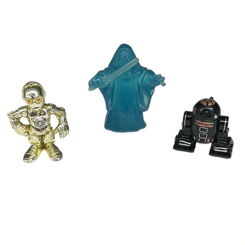 Star Wars Galactic Heroes Hasbro Figure Lot Darth Vader Obi Wan Kenobi Kit Fisto